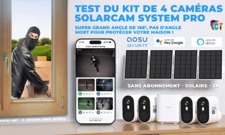 Test du kit de caméras de surveillance IA AOSU SolarCam System Pro