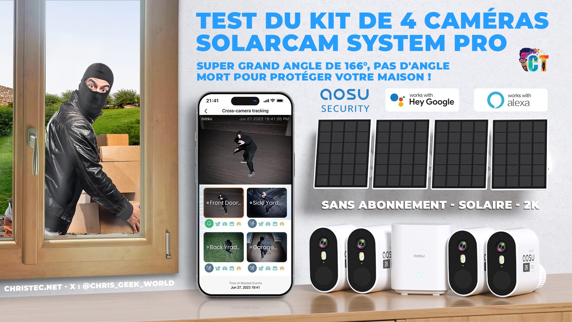 Test Du Kit De Cam Ras Ia Aosu Solarcam System Pro