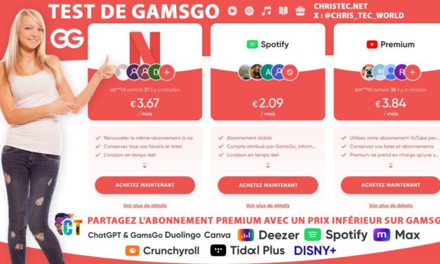 GamsGo : Réduisez vos coûts d’abonnement Netflix Disney+ etc jusqu’à 75%