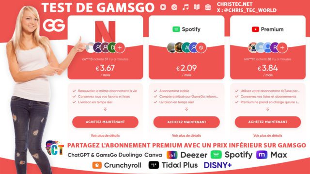 GamsGo : Réduisez vos coûts d’abonnement Netflix Disney+ etc jusqu’à 75%