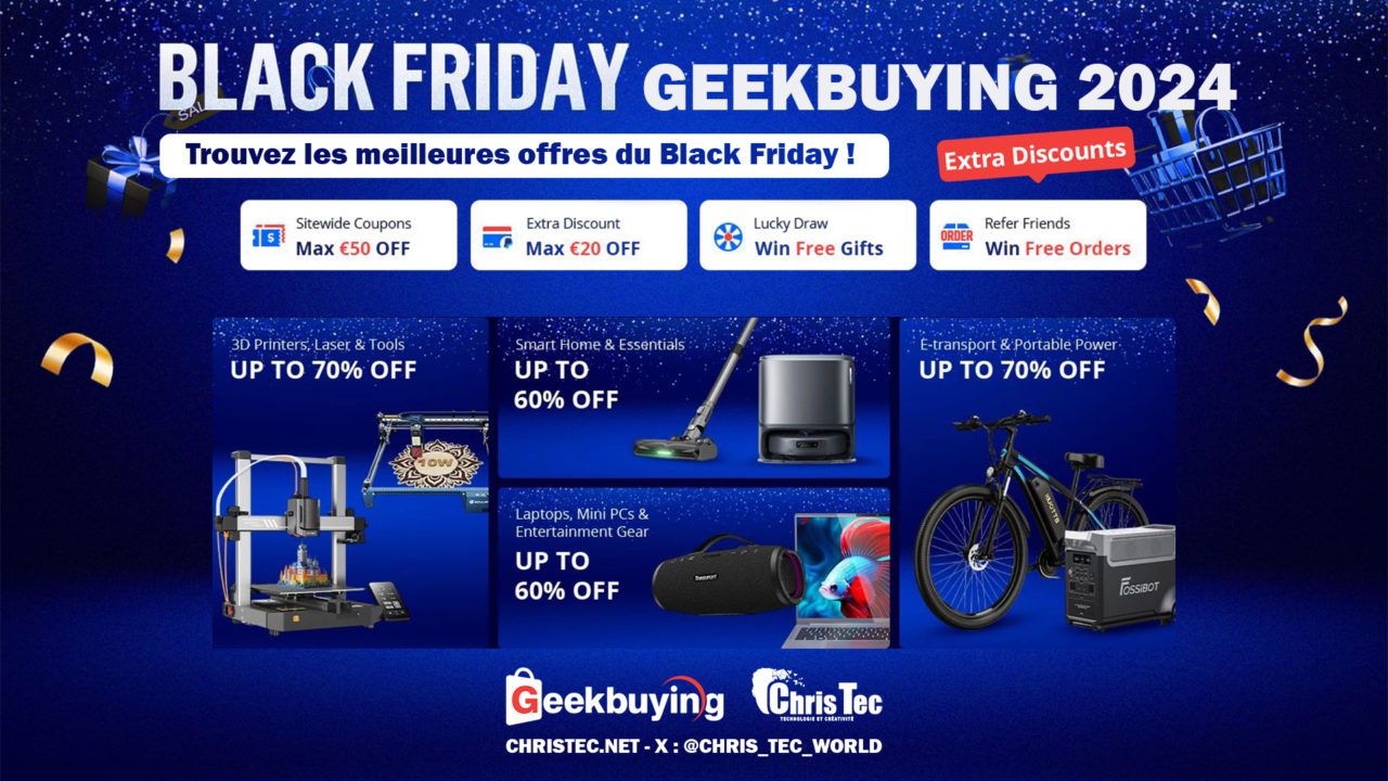 Black Friday Geekbuying 2024 : Profitez des Offres Incomparables