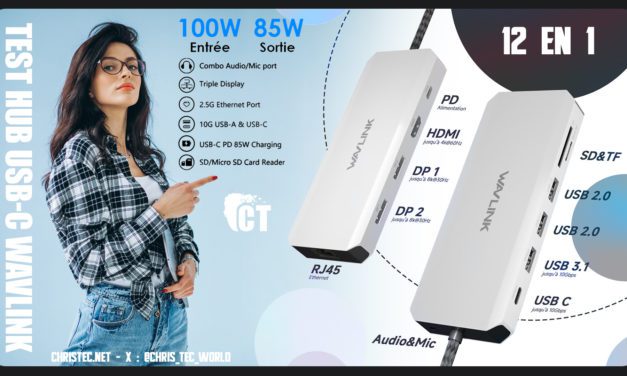 Test complet du Hub USB-C Wavlink (12-en-1) WL-UMD306