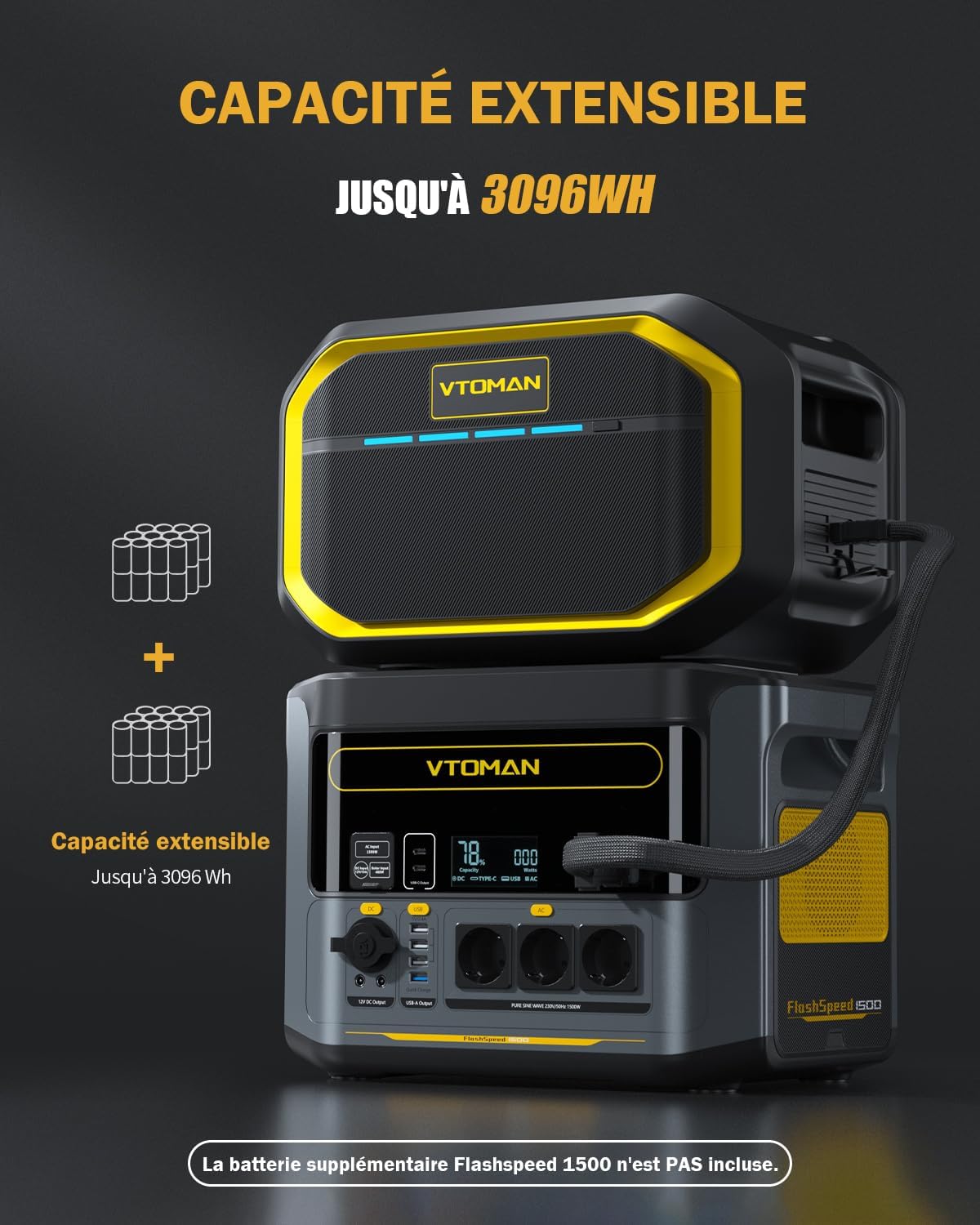 Image ChrisTec test Batterie VTOMAN FlashSpeed 1500 Station Électrique Portable 1548Wh (12)