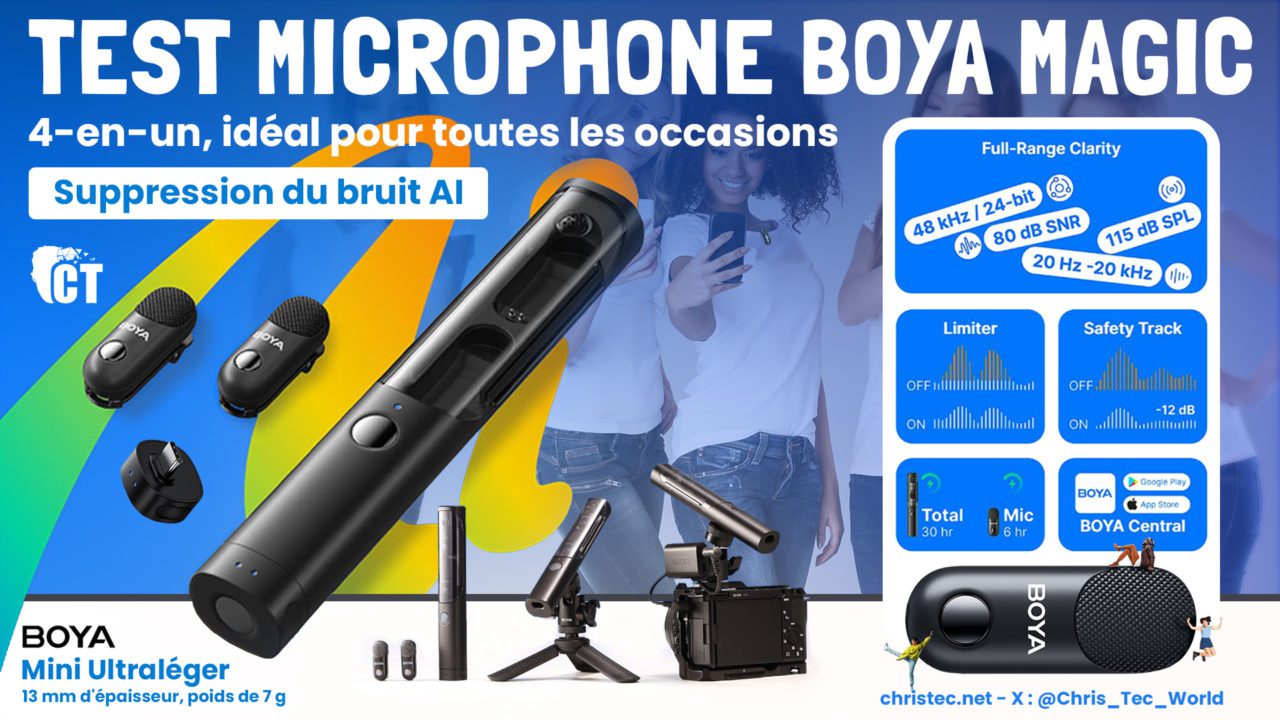 Test BOYA Magic 2025 : le micro sans fil le plus polyvalent