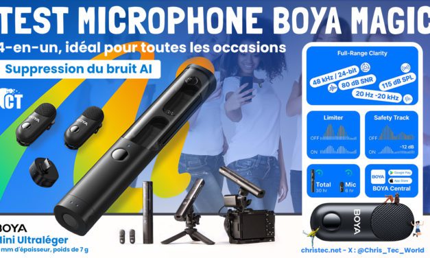 Test BOYA Magic 2025 : le micro sans fil le plus polyvalent