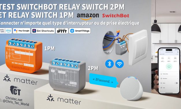 Test SwitchBot 1PM & 2PM : relais Matter, installation et avis complet