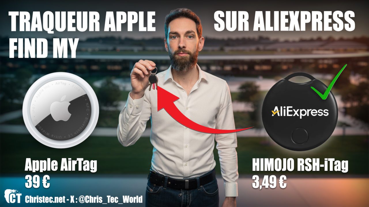 HIMOJO RSH-iTag : test complet du traqueur Apple Find My AliExpress