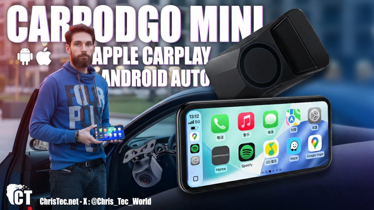 Test CarpodGo Mini : CarPlay et Android Auto Sans Fil pour Voiture