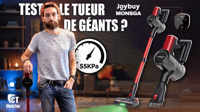 Test complet du Monsga M100 : L’aspirateur à 55 000 Pa qui défie les géants