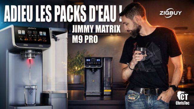 JIMMY Matrix M9 Pro : test et avis de la fontaine à eau par osmose inverse