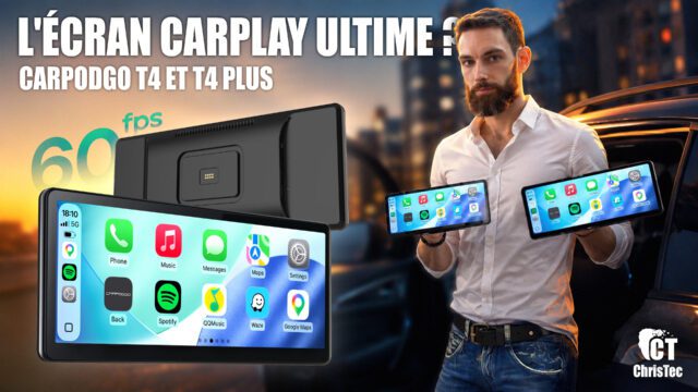 Test CarpodGo T4 et T4 Plus : L’écran CarPlay Idéal ?