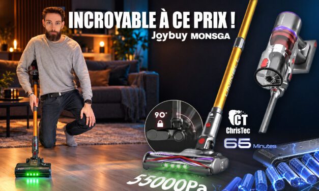 Test MONSGA X UNINELL HOME UV5 : que vaut cet aspirateur sans fil à petit prix ?