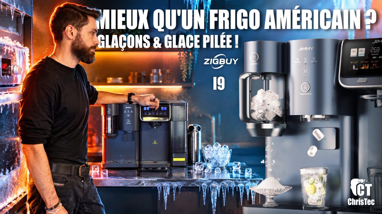 Test JIMMY Matrix I9 : machine à glaçons, glace pilée et eau fraîche